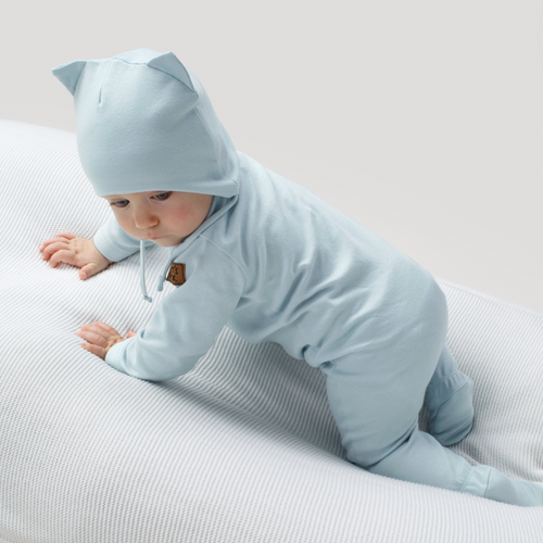 Czapka niemowlęca wiązana Lets Rock Pinokio - niebieski 