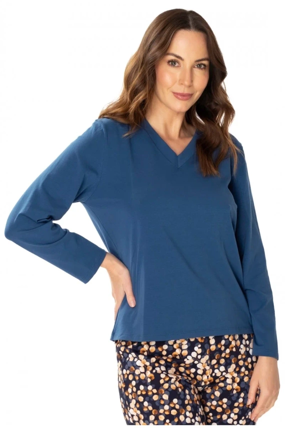 Bluzka piżamowa 86673 Lucy Mewa jeans