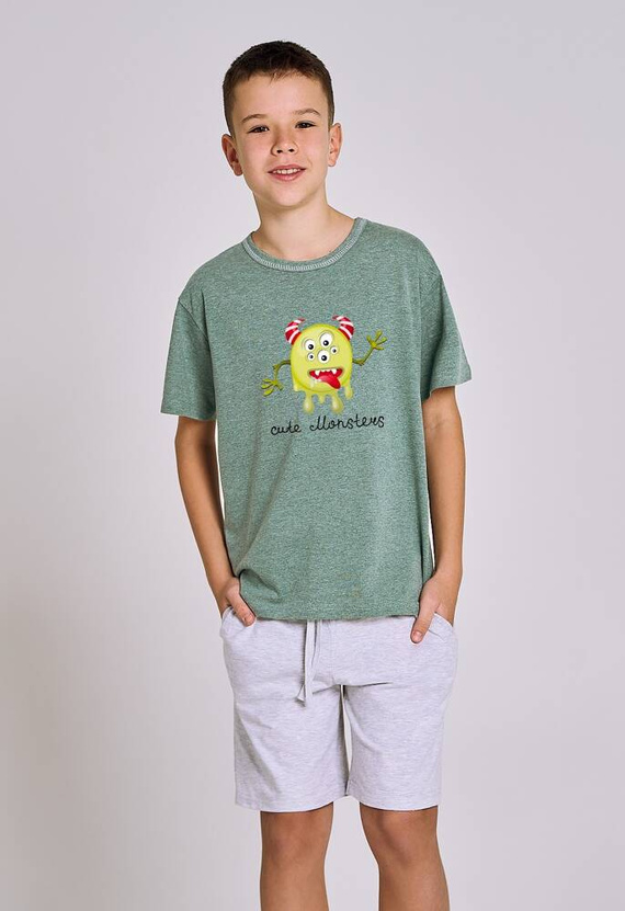 Piżama dla chłopca 3202,3203 Kieran Taro -zielony