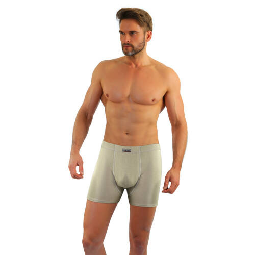 Bokserki męskie BM04 Lizard Sesto Senso - jasnobeżowy