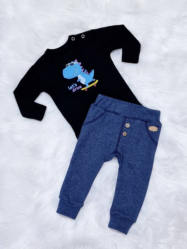 Body z długim rękawem Let's Drive Bambarillo czarny