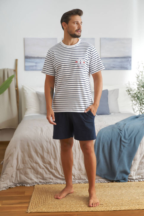 PMB.5351 Piżama Męska Doctor Nap - marine