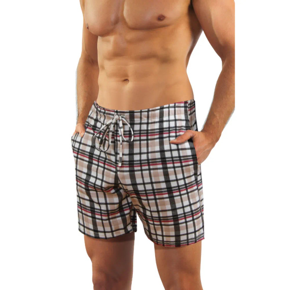 Piżama męska krótki rękaw 2576/53 Sesto Senso beżowy