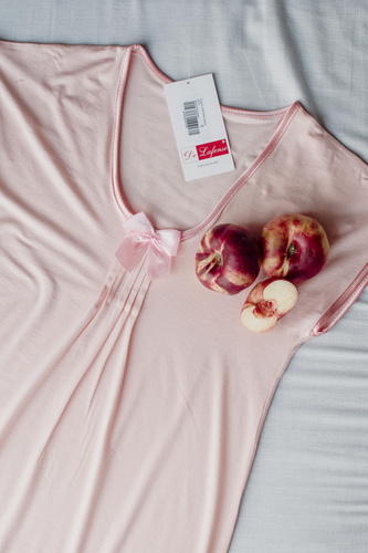 870 Visa Koszula nocna De Lafense - brzoskwinia