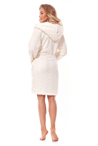 Krótki Szlafrok Damski 2308 Swet L&L -ecru