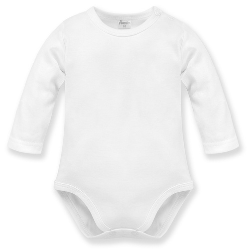 Body z długim rękawem Lovely Day Pinokio - biały