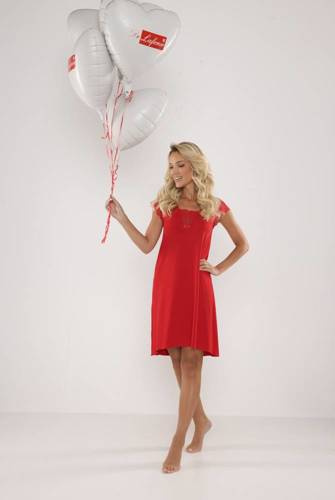 340 Fanny Koszulka nocna Forex - czerwony