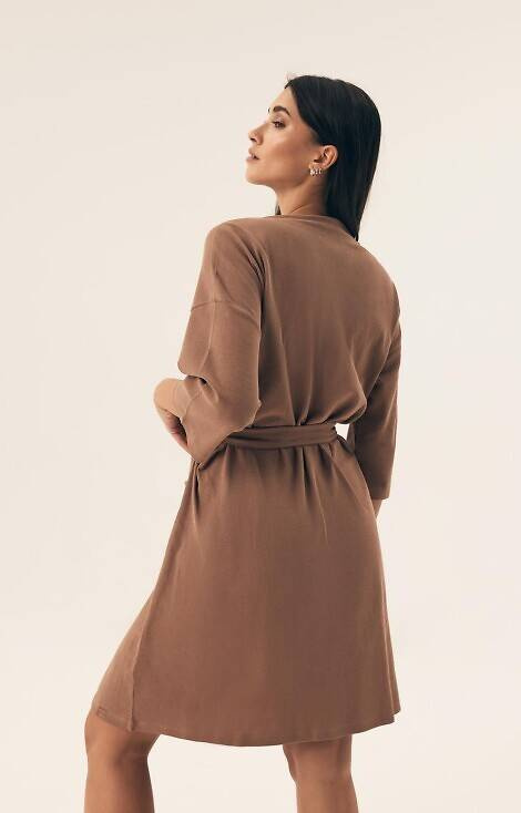 Szlafrok damski 42779 Nilsa Henderson - coffee