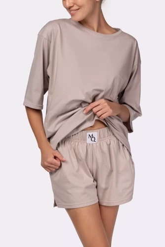 Piżama damska Joy shortsleeve Mona beige