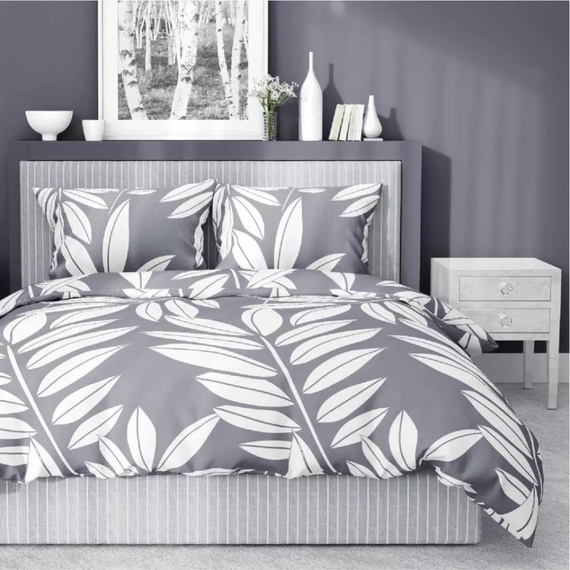 Pościel bawełniana 4964A liście Detexpol