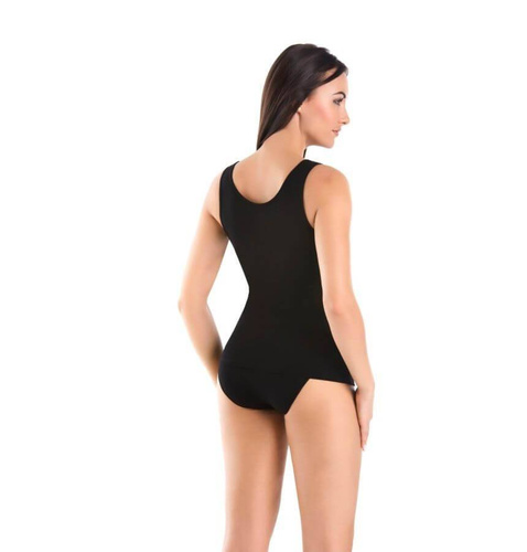 Koszulka Bawełniana Top V Claudia Teyli- czarny