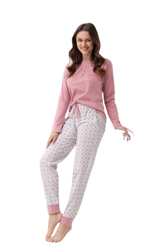 Piżama Damska 334 Luna -różowy