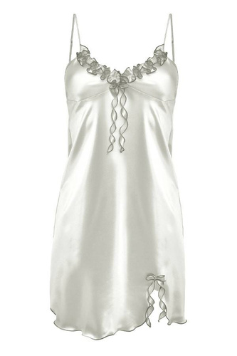 Gabi Halka satynowa koszulka damska DKaren - jasny ecru