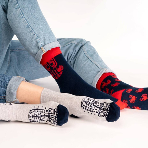 art.118 Folk Skarpety męskie Steven 017 granat