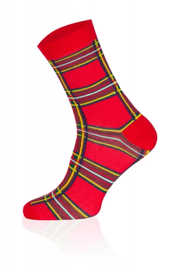 Skarpety S127D Santa Italian Fashion czerwony