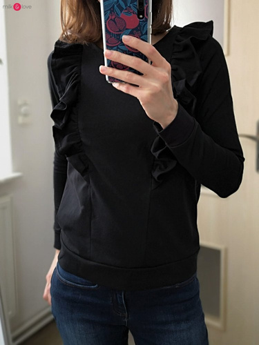 Bluzka do karmienia Milky Waves Milk&Love czarny