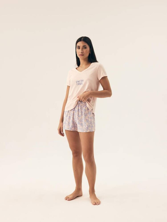 Piżama Damska 42669 Nadar Henderson - brzoskwiniowy