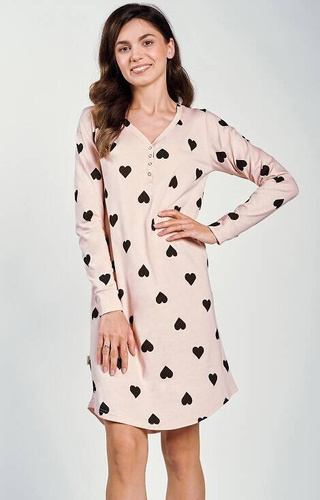 Koszula Damska 3215 Libby Taro- brudny róż