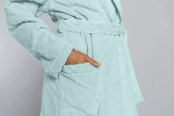 Szlafrok damski Morena Italian Fashion - miętowy