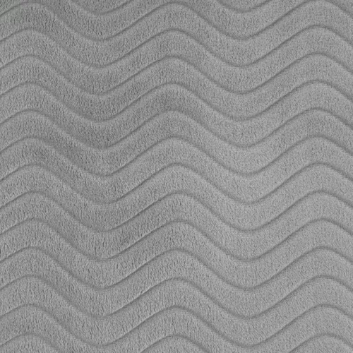 Koc narzuta z frędzlami Emma Eurofirany srebrny