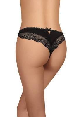 Stringi Damskie 127  Modo -czarny