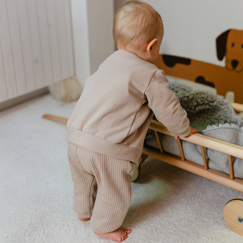 Bluza rozpinana Puppy Playtime  Eevi-  beżowa