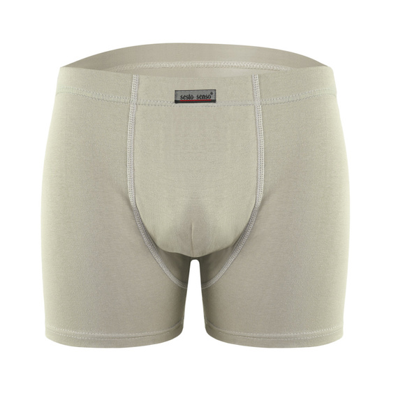 Bokserki męskie BM04 Lizard Sesto Senso - jasnobeżowy