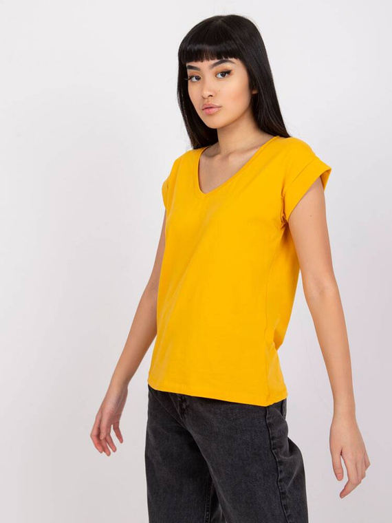 T-shirt damski RV-TS-7543.12X Paris - jasny pomarańczowy