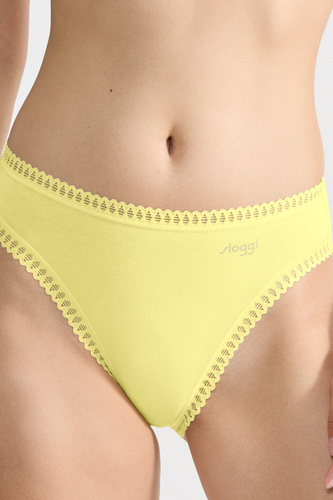 Figi Damskie GO Crush High leg C3P 3-pak Sloggi - V015 pomarańczowy