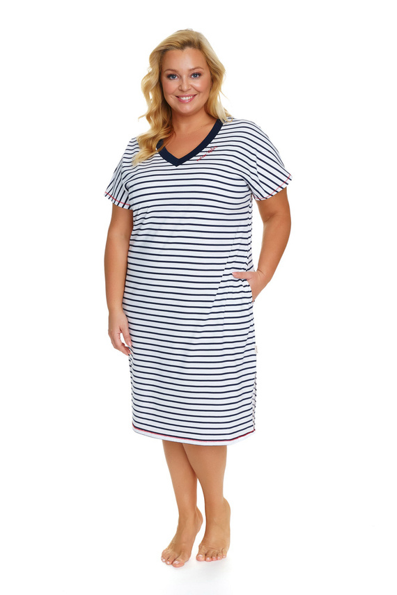 TB.5368 Koszula Nocna Plus Size Doctor Nap - marine