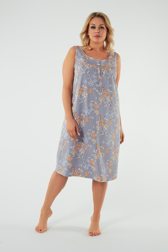 Koszula nocna, szerokie ramiączka Nidri Italian Fashion - druk