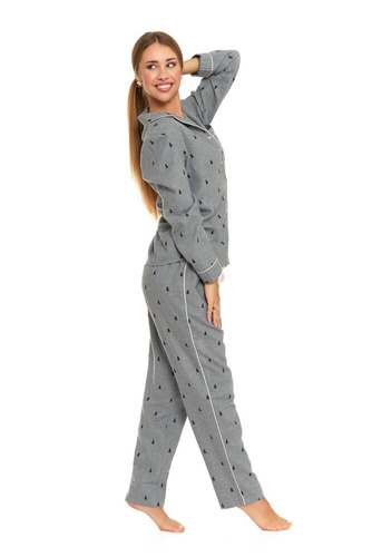 Piżama damska PDD5700-004, PDD6500-001 Moraj - szary