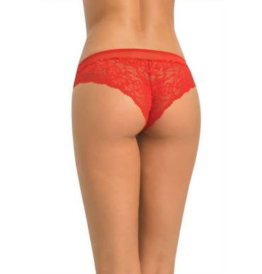 Figi koronkowe Lulu Teyli - czerwony