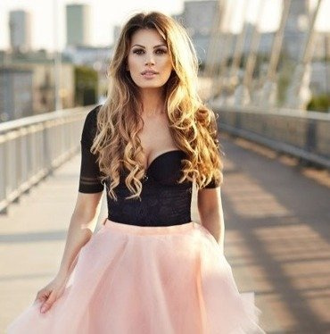 Wyszczuplająca Halka Glossy Dress- czarna