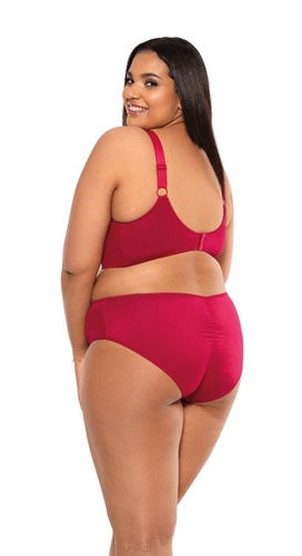 Oktawia Usztywniany Biustonosz Unikat - bordowy