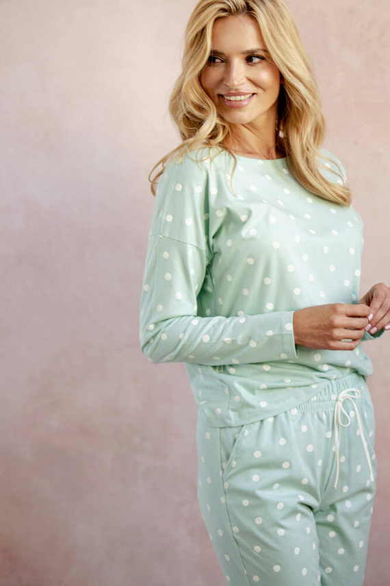 Piżama Damska 2979 Chloe Taro- zielona