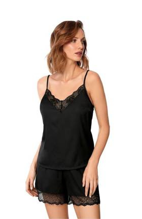 Piżama damska Zora Nipplex czarny