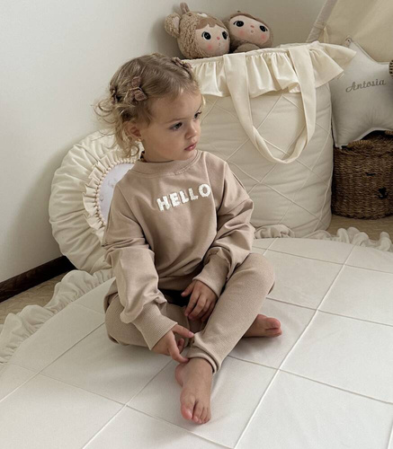 Bluza dresowa Hello Yosoy - karmelowy