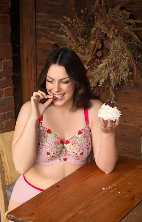 Gorsenia Biustonosz miękki K 775 Chica - różowy