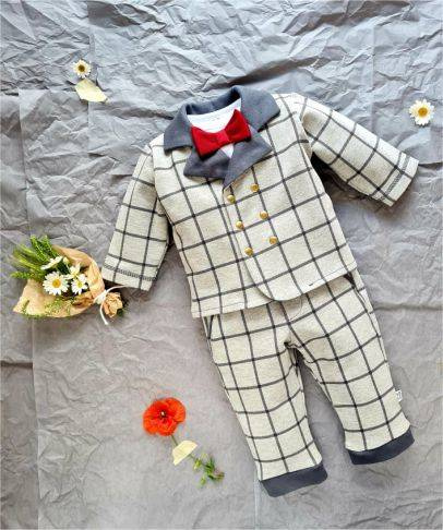 455S Little Gentleman marynarka Marija - szary