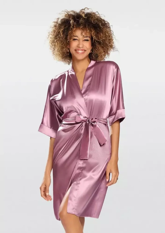 Podomka damska satynowa 100 Dkaren - wrzos