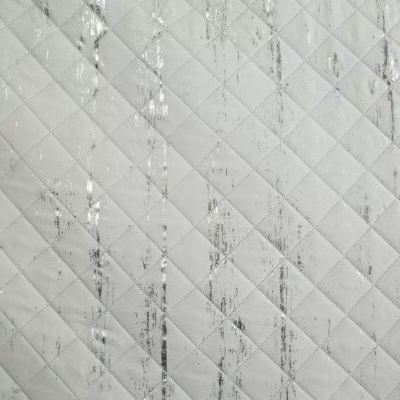 Narzuta dekoracyjna Blink 1 Design91 biały/srebrny