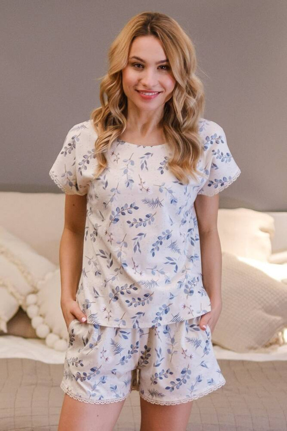 PM.4401 Piżama Damska Doctor Nap - milk