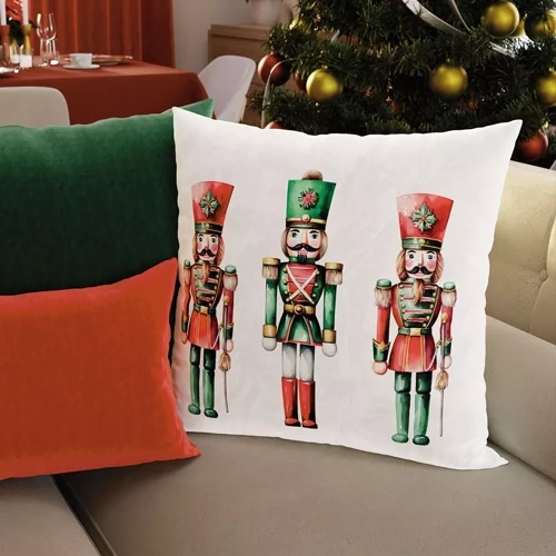 Poszewka świąteczna Dziadki do orzechów Markizeta