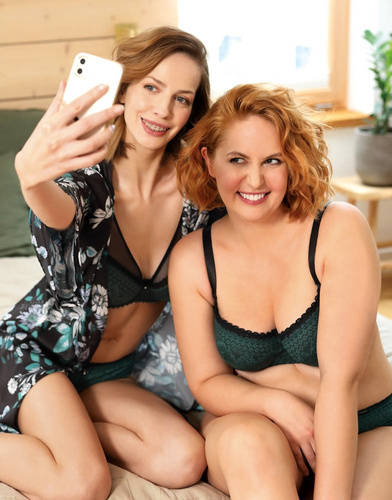 Podomka Szlafrok Damski Xena Nipplex zielony