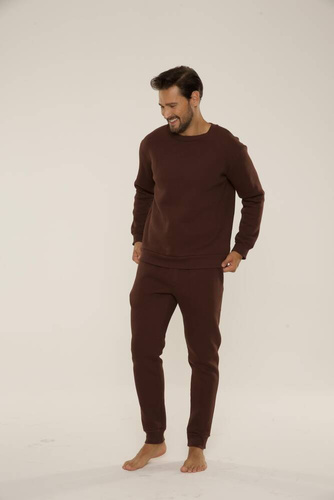 Bluza męska dresowa 813 Indigo Forex - czekolada