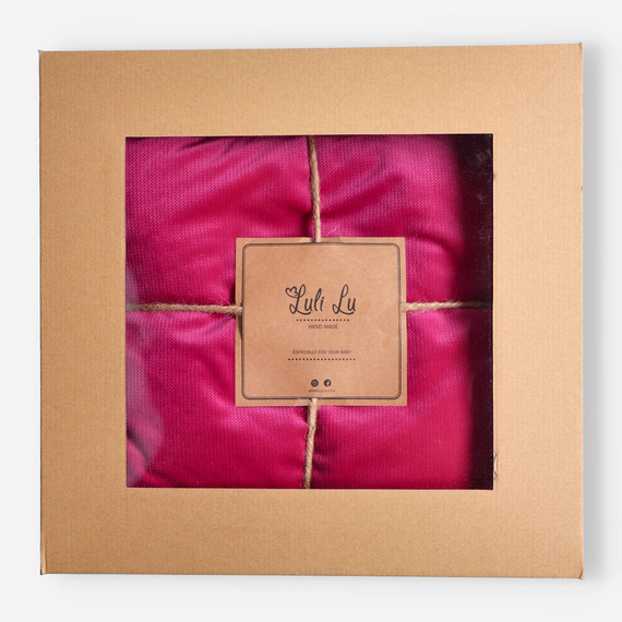 Zestaw kocyk i poduszka LUL-0044 Luli Lu - różowy