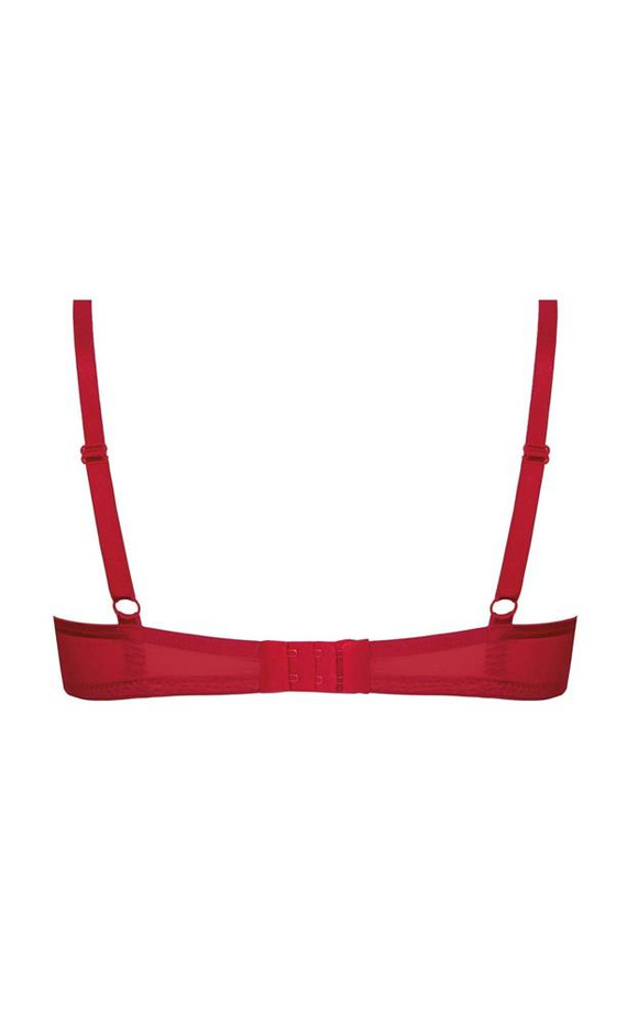 Biustonosz push-up Casilda Nipplex- czerwony