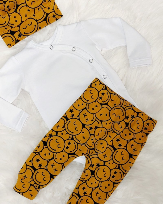 Komplet 3-częściowy Emotki Bambarillo ciemny róż