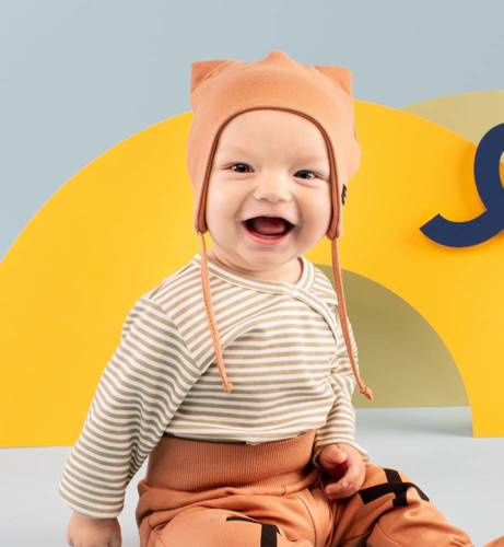 Czapka wiązana Olivier Pinokio - beż